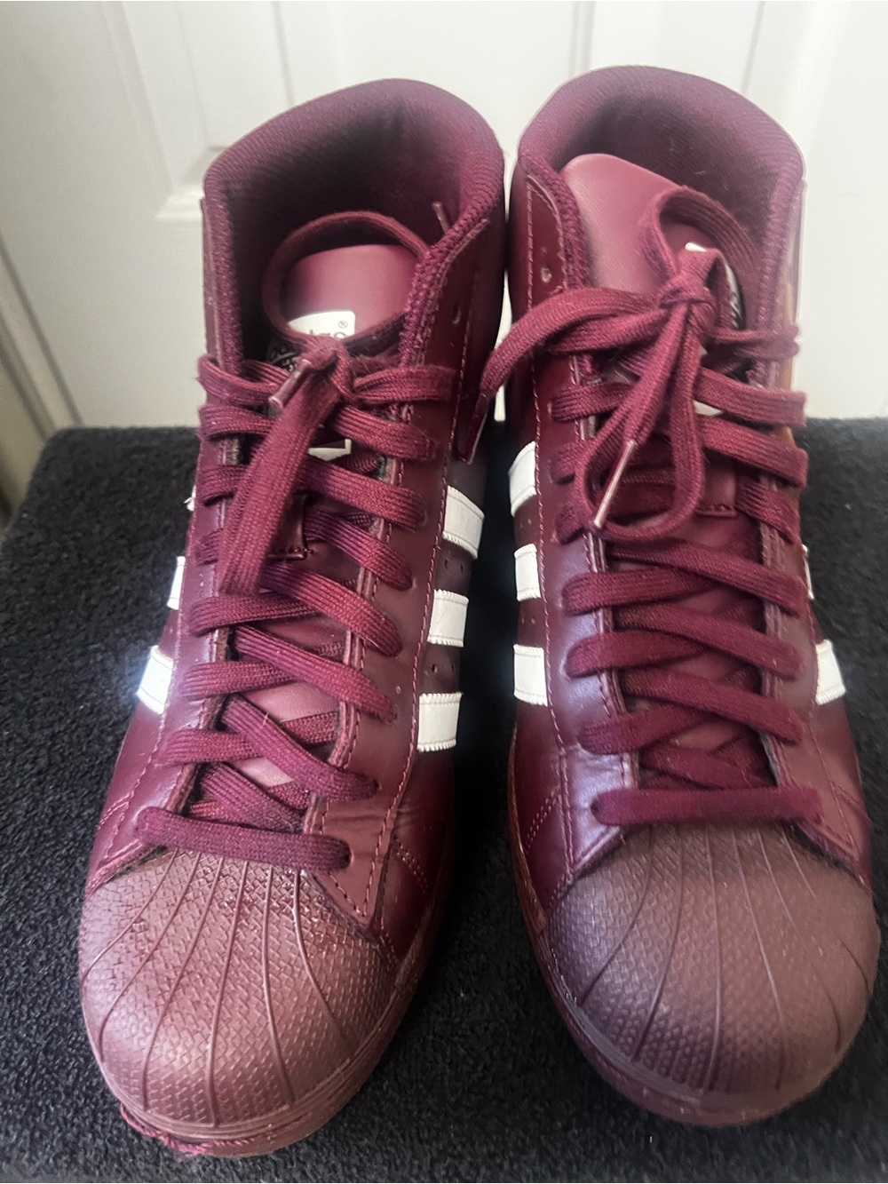 Adidas Men’’s Maroon Shell-toe